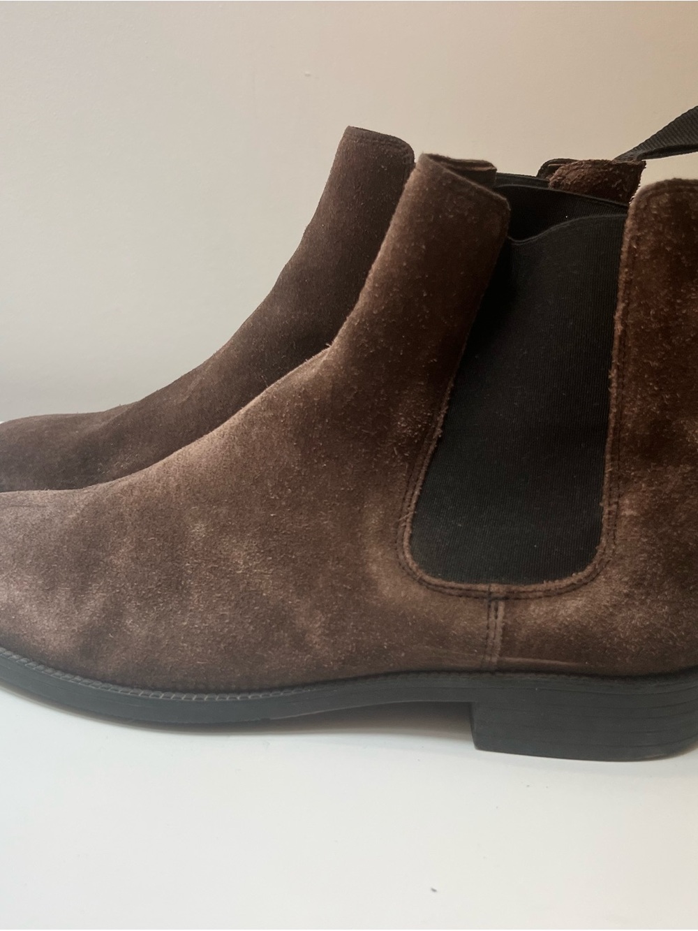 H&M Men's Brown Suede Chukka Chelsea Boots